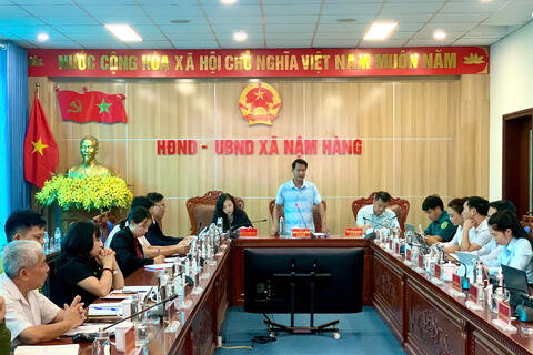 UBND xã Nậm Hàng tổ chức phiên họp thường kỳ tháng 11 năm 2025