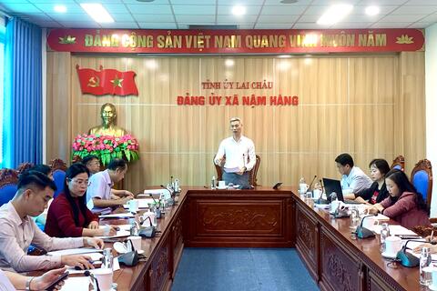 Xã Nậm Hàng tổ chức họp Ban chỉ đạo cuộc bầu cử Quốc hội khóa XVI và bầu cử Đại biểu HĐND các cấp nhiệm kỳ 2026 - 2031