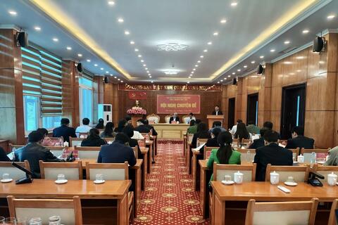 Ban Chấp hành Đảng bộ xã Nậm Hàng tổ chức hội nghị chuyên đề