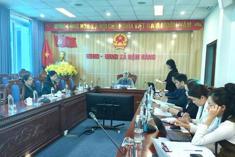 Thường trực HĐND xã Nậm Hàng tổ chức phiên họp lần thứ 9