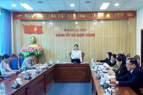 Ban Thường trực Uỷ ban MTTQ Việt Nam xã Nậm Hàng tổ chức Hội nghị hiệp thương lần thứ nhất