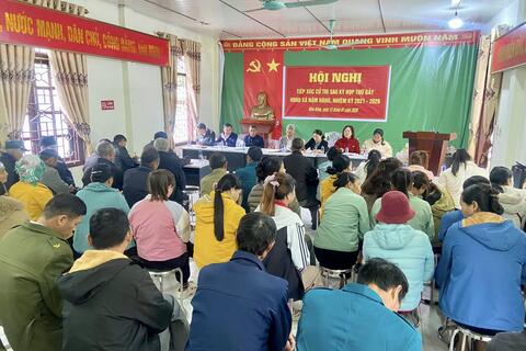 Hội nghị tiếp xúc cử tri sau kỳ họp thứ bảy HĐND xã Nậm Hàng khóa XXI, nhiệm kỳ 2021-2026