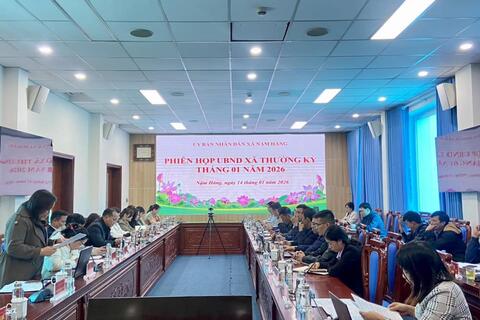  Xã Nậm Hàng tổ chức phiên họp thường kỳ tháng 1 năm 2026 