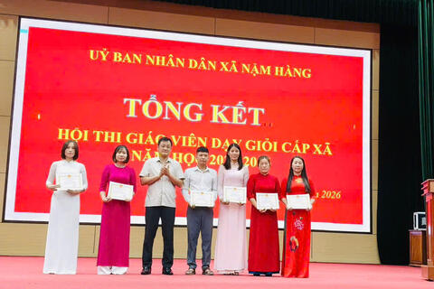 Trường MN Sông Đà đạt thành tích tại Hội thi GVDG cấp xã năm học 2025-2026