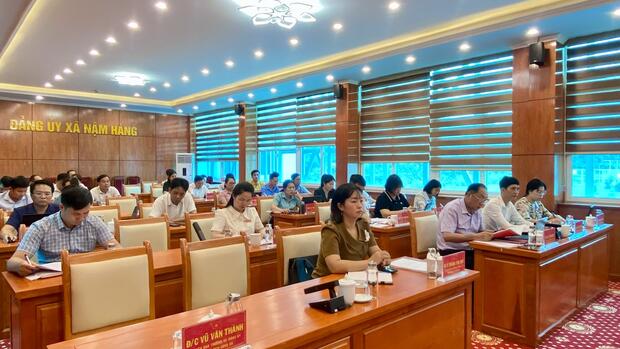Nậm Hàng tổ chức hội nghị ban chấp hành đảng bộ xã lần thứ 5